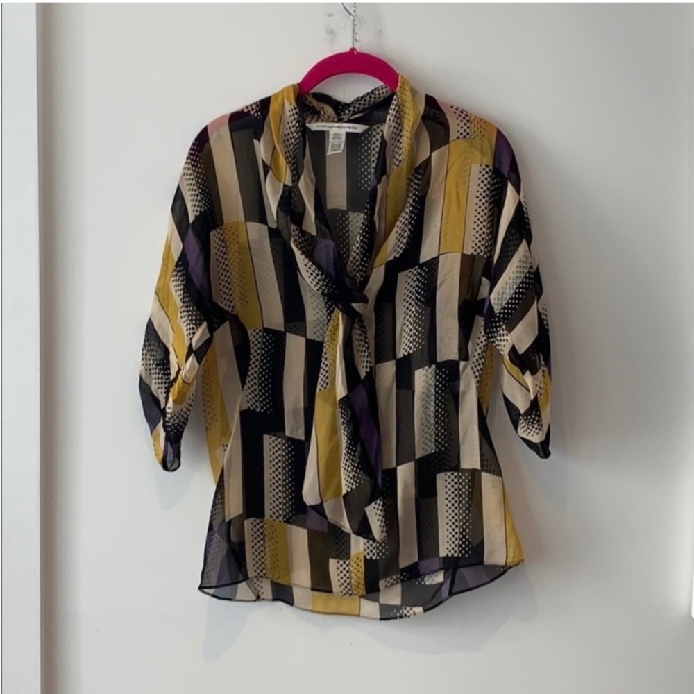 As seen on gossip girl - Diane Von Furstenberg top